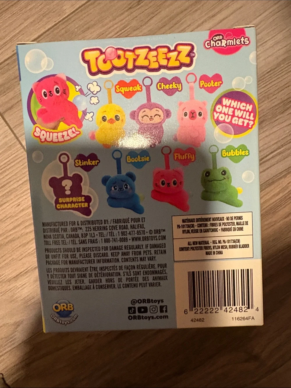 VIRAL ORB Tootzeez Charmlets Mystery Plush Squishy Keychain Blind Box NIB 🩷